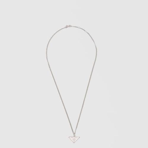 프라다 남/녀 스말토 보석 목걸이 - Prada Unisex Smalto Gemstone Necklace - acc7632x