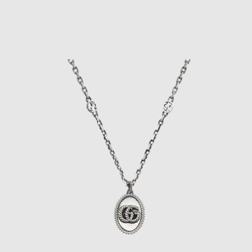 구찌 남/녀 인터로킹 체인 목걸이 - Gucci Unisex Interlocking Chain Necklace - acc7643x
