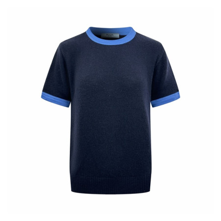 프라다 여성 라운드 반팔티 - Prada Womens Round Tshirt - prc14773x