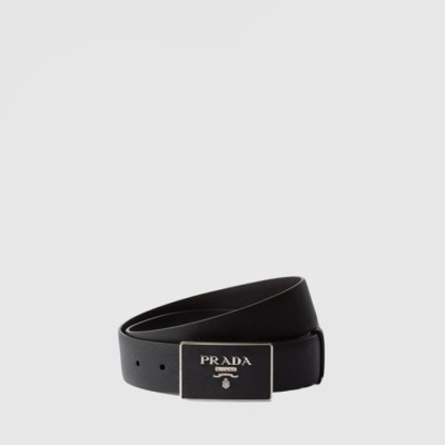 프라다 남성 사피아노 벨트 - Prada Mens Saffiano Belt - bel438x