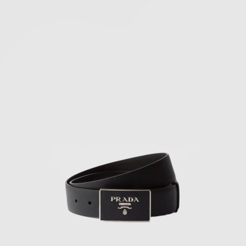 프라다 남성 사피아노 벨트 - Prada Mens Saffiano Belt - bel438x