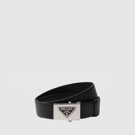 프라다 남성 사피아노 벨트 - Prada Mens Saffiano Belt - bel439x