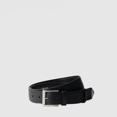 프라다 남성 가죽 벨트 - Prada Mens Leather Belt - bel452x