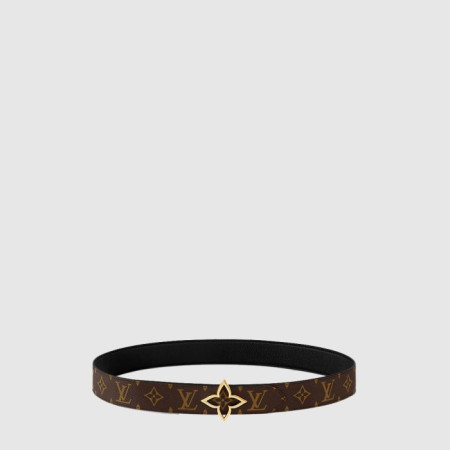 루이비통 남성 슬림 플라워 리버서블 벨트 - Louis vuitton Mens Slim Flower Reversible Belt - bel458x