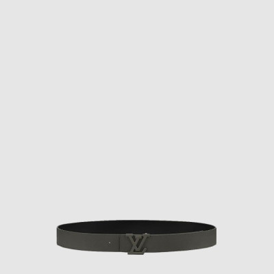 루이비통 남성 LV 에어로그램 리버서블 벨트 - Louis vuitton Mens LV Aerogram Reversible Belt - bel464x