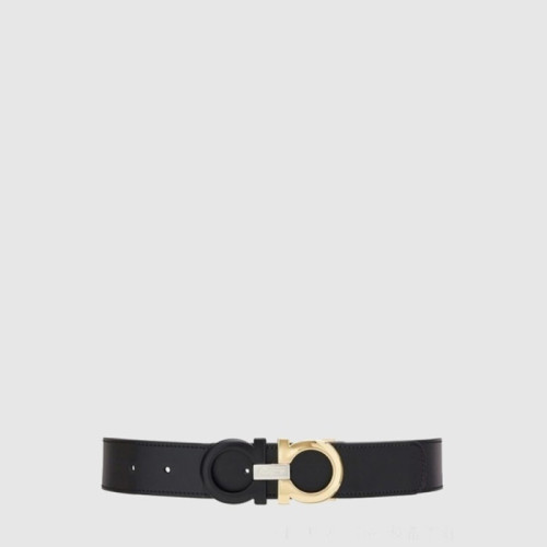 살바토레 페라가모 남성 리버시블 어드저스터블 간치니 벨트 - Ferragamo Mens Reversible Adjustable Gancini Belt - bel475x