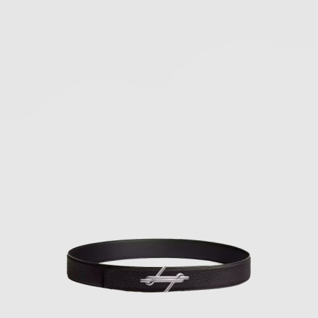 에르메스 남성 H 누에 벨트 버클 리버서블 가죽 스트랩 - Hermes Mens H Noue Belt Buckle Reversible Leather Strap - bel526x