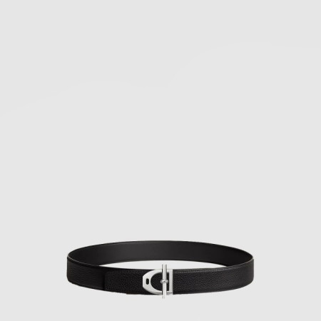 에르메스 남성 네오 에트리에 버클 리버서블 가죽 스트랩 - Hermes Mens Neo Etrier Belt Buckle Reversible Leather Strap - bel530x
