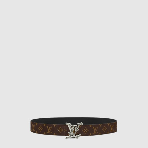 루이비통 남성 파이러미드 플라워 양면 벨트 - Louis vuitton Mens Pyramid Flower Reversible Belt - bel542x