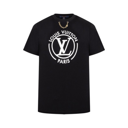 루이비통 남성 라운드 반팔 티셔츠 - Louis vuitton Mens Round Tshirt - lvc14811x