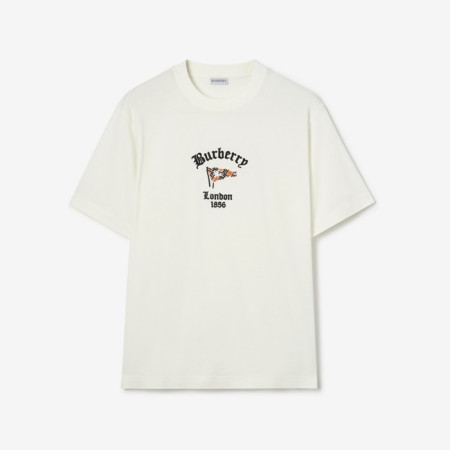 버버리 남성 라운드 반팔 티셔츠 - Burberry Mens Round Tshirt - buc14981x