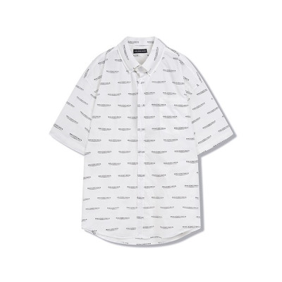 발렌시아가 남성 반팔 셔츠 - Balenciaga Mens Basic Shirts - bac14986x