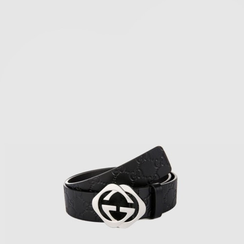 구찌 남성 GG 마몽 엠보스 레더 벨트 - Gucci Mens GG Marmont Embossed Leather Belt - bel579x