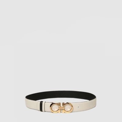 살바토레 페라가모 남성 더블 간치니 양면 벨트 - Ferragamo Mens Double Gancini Reversible Belt - bel606x