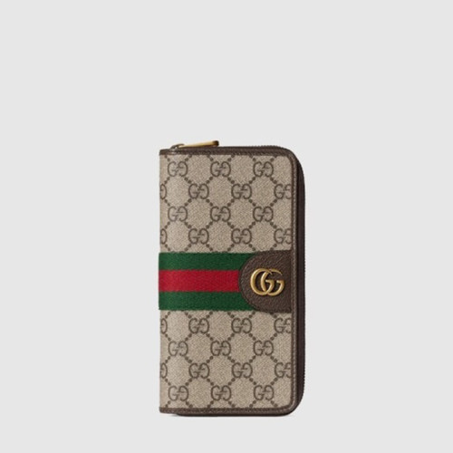 구찌 남/녀 오피디아 컬렉션 풀 지퍼 지갑 - Gucci Unisex Ophidia Collection Full Zipper Wallet - guw473x