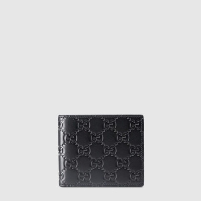 구찌 남성 GG 수프림 시마 반지갑 - Gucci Mens GG Supreme Cima Wallet - guw508x