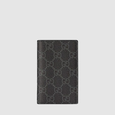 구찌 남성 GG 엠블럼 바이폴드 카드 케이스 - Gucci Mens GG Emblem Bifold Card Case - guw546x