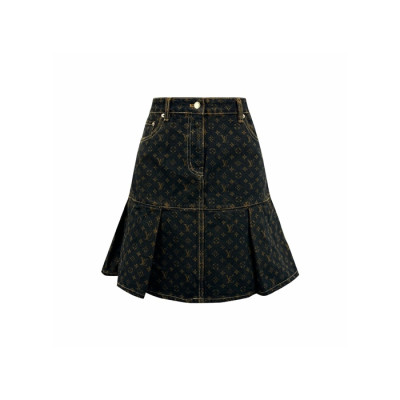 루이비통 여성 데님 스커트 - Louis vuitton Womens Denim Skirt - lvc15012x