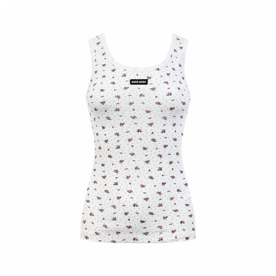 미우미우 여성 라운드 나시 - Miumiu Womens Round Sleeveless Top - mic15018x