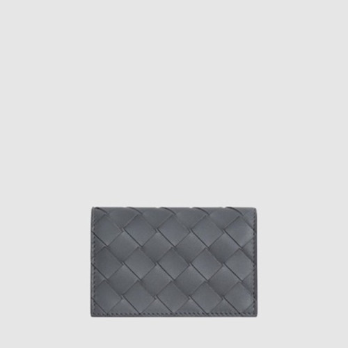 보테가 베네타 남성 인트레치아토 비즈니스 카드 지갑 아르도아즈 - Bottega veneta Mens Intrecciato Business Card Wallet Ardoise - bvw601x