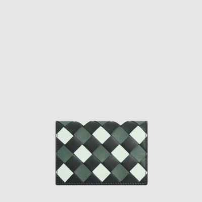 보테가 베네타 남성 인트레치아토 명함 케이스 - Bottega veneta Mens Intrecciato Business Card Case - bvw602x