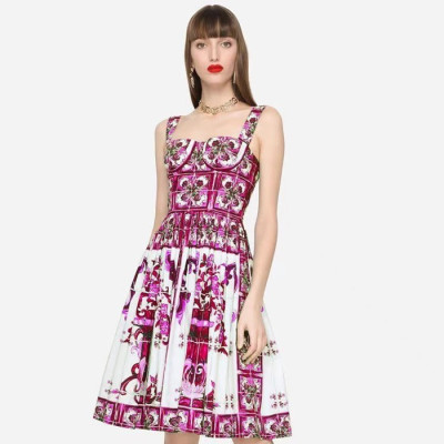 돌체앤가바나 여성 미디 드레스 - Dolce&Gabbana Womens Midi Dress - doc15039x