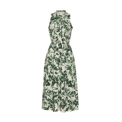 카라 카라 알바 여성 폴카 도트 미디 드레스 - Cara Cara Alba Womens Midi Dress - cac15045x