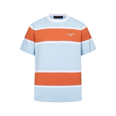루이비통 남성 라운드 반팔 티셔츠 - Louis vuitton Mens Round Tshirt - lvc15070x
