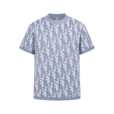 디올 남성 오블리크 티셔츠 - Dior Mens Oblique Tshirt - dic15071x