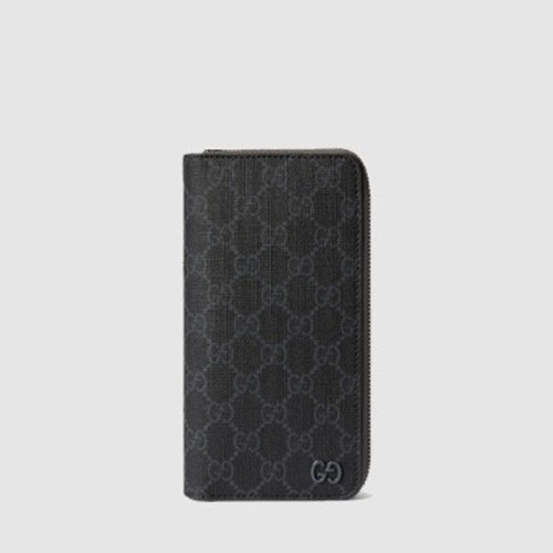 구찌 남성 바이컬러 지퍼 지갑 - Gucci Mens Bicolor Zipper Wallet - guw648x