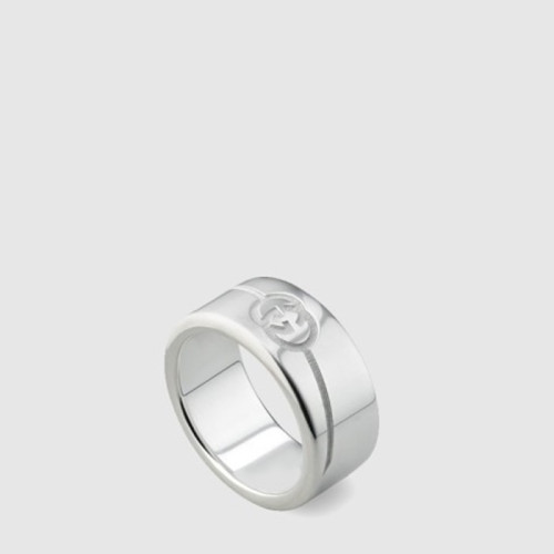 구찌 남성 다이애그널 인터로킹 G 반지 - Gucci Mens Diagonal Interlocking G Ring - acc7677x