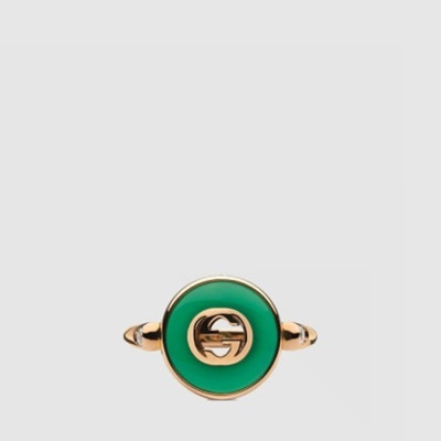 구찌 남성 다이애그널 인터로킹 G 반지 - Gucci Mens Diagonal Interlocking G Ring - acc7680x