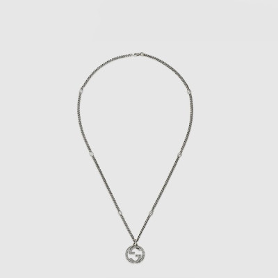 구찌 남/녀 인터로킹 G 목걸이 - Gucci Unisex Interlocking G Necklace - acc7685x