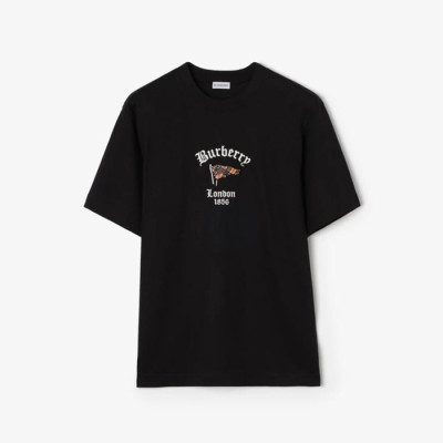 버버리 남성 라운드 반팔 티셔츠 - Burberry Mens Round Tshirt - buc15182x