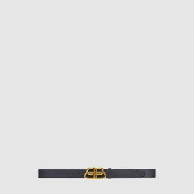발렌시아가 남성 BB 라지 벨트 - Balenciaga Mens BB Large Belt - bel639x