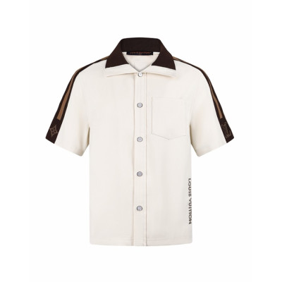 루이비통 남성 반팔 셔츠 - Louis vuitton Mens Short-sleeved Shirt - lvc15253x
