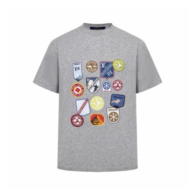 루이비통 남성 반팔 티셔츠 - Louis vuitton Mens Short-sleeved Shirt - lvc15255x