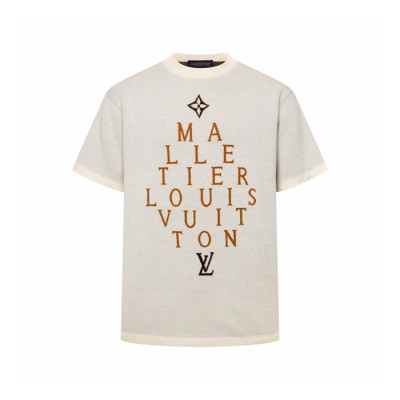 루이비통 남성 반팔 티셔츠 - Louis vuitton Mens Short-sleeved Shirt - lvc15266x