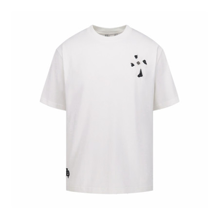 크롬하츠 남성 라운드 반팔티 - Chrom Hearts Mens Round Tshirt - chc15323x