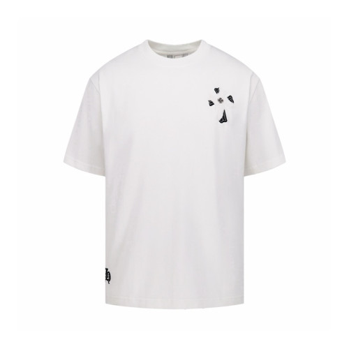 크롬하츠 남성 라운드 반팔티 - Chrom Hearts Mens Round Tshirt - chc15323x