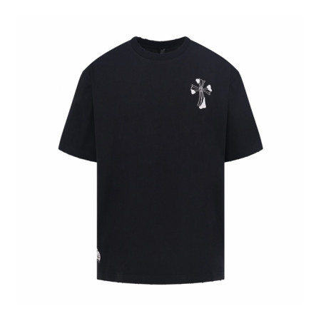 크롬하츠 남성 라운드 반팔티 - Chrom Hearts Mens Round Tshirt - chc15324x