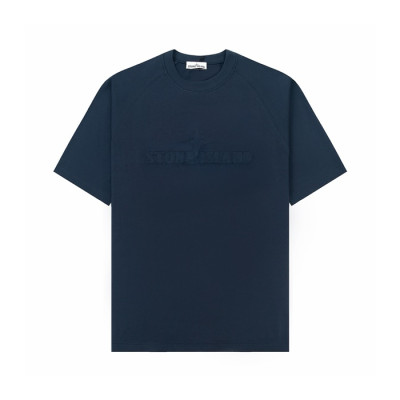 스톤아일랜드 남성 라운드 반팔 티셔츠 - Stone Island Mens Round Tshirt - stc15346x