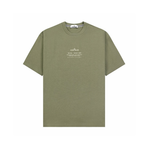 스톤아일랜드 남성 라운드 반팔 티셔츠 - Stone Island Mens Round Tshirt - stc15347x