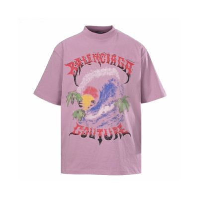 발렌시아가 남성 라운드 반팔 티셔츠 - Balenciaga Mens Round Tshirt - bac15374x