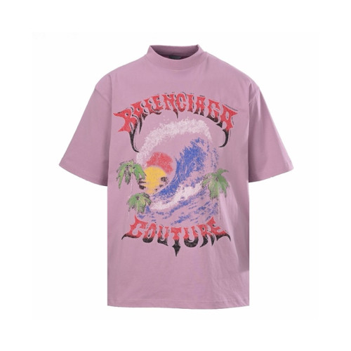 발렌시아가 남성 라운드 반팔 티셔츠 - Balenciaga Mens Round Tshirt - bac15374x