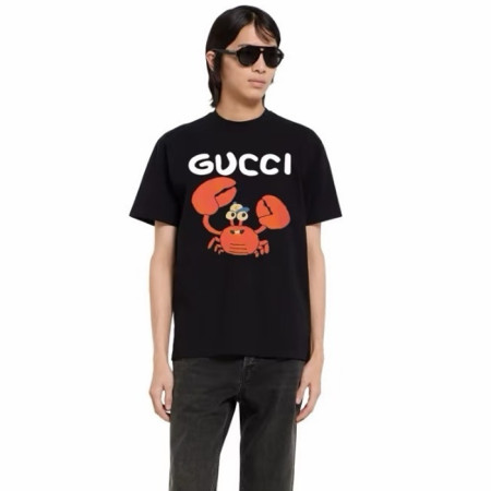 구찌 남성 라운드 반팔티 - Gucci Mens Round Tshirt - guc15392x