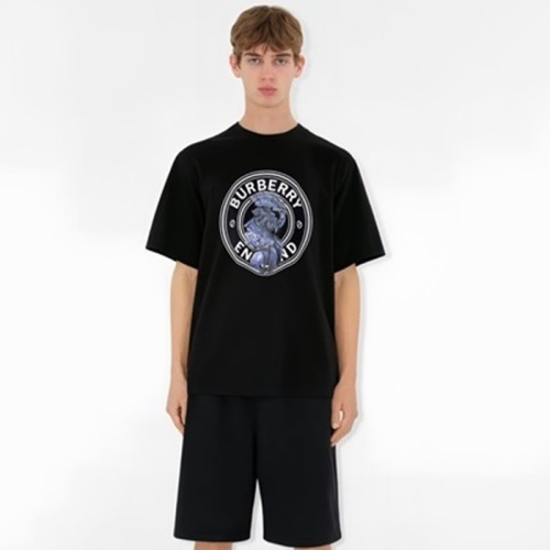 버버리 남성 라운드 반팔 티셔츠 - Burberry Mens Round Tshirt - buc15421x