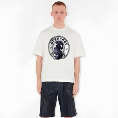 버버리 남성 라운드 반팔 티셔츠 - Burberry Mens Round Tshirt - buc15422x