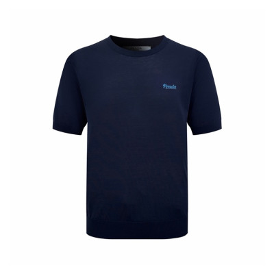 프라다 남성 라운드 반팔티 - Prada Mens Round Tshirt - prc15427x