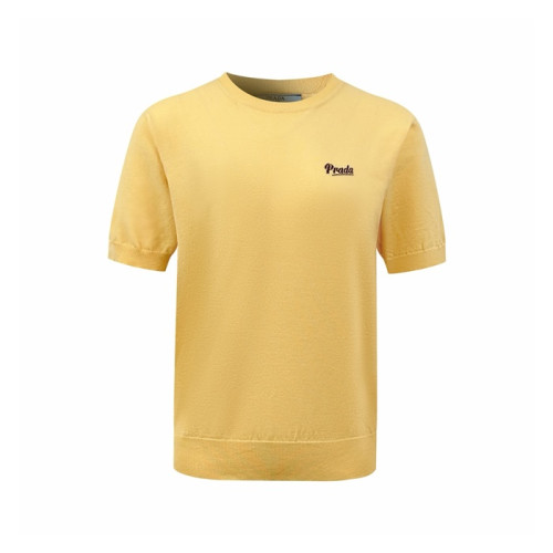 프라다 남성 라운드 반팔티 - Prada Mens Round Tshirt - prc15428x